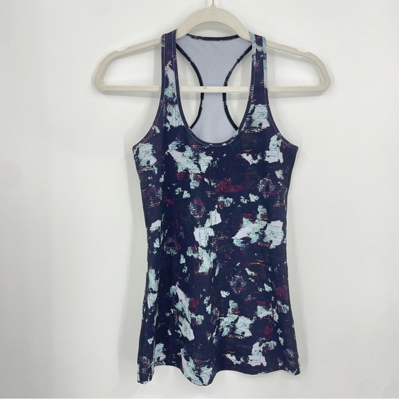 Lululemon Cool Racerback Tank in Static Blossom Multi Size 6 - Picture 1 of 5